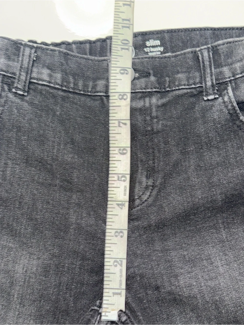 wonder nation Black Straight Leg Distressed Jeans